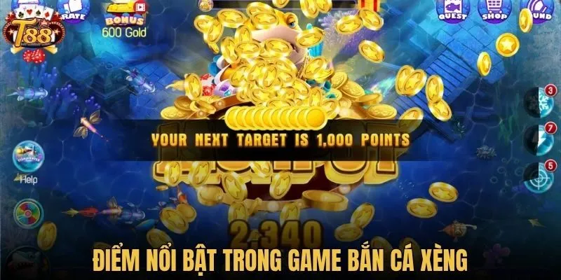 Điểm nổi bật trong game bắn cá xèng