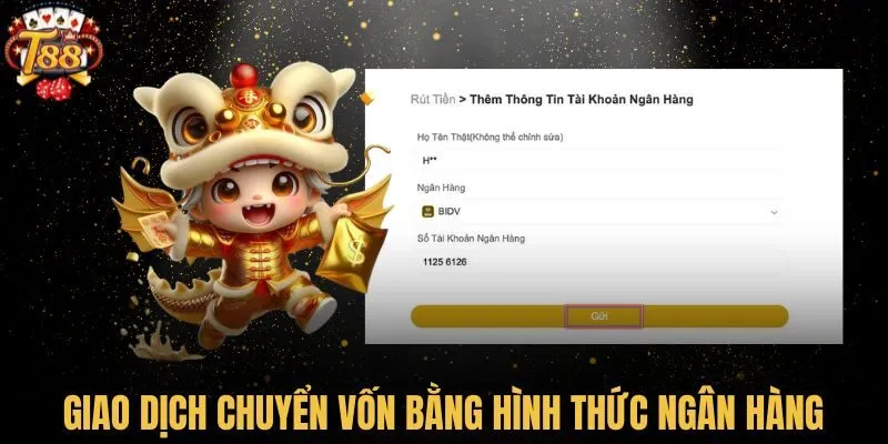 Giao dịch chuyển vốn bằng hình thức ngân hàng